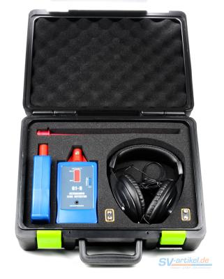 Panodapter Ultraschall Lecksuchgerät mit Sender, Empfänger und Kopfhörer im Koffer